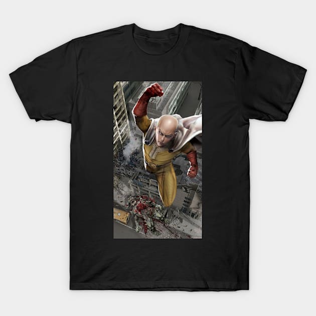 One Punch Man T-Shirt by uncannyknack